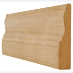 LPD MDF Veneered Oak Skirting 146mm Ferrol (4 x 3m pack)